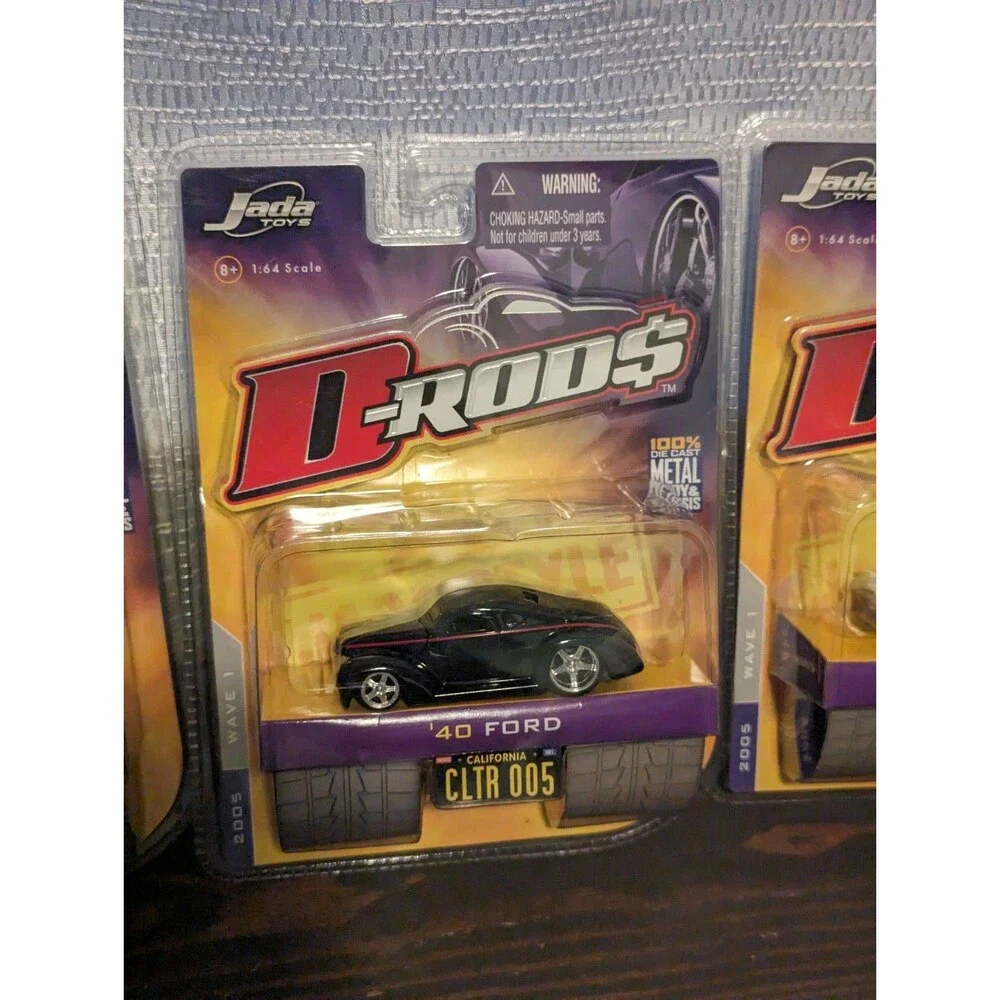 NEW FACTORY SEALED JADA TOYS D-RODS SERIES LOT OF 3x - 31, 34, 40 FORD
